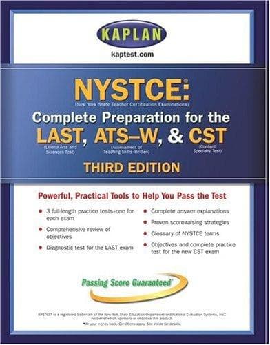 Tapa de Kaplan NYSTCE, Third Edition