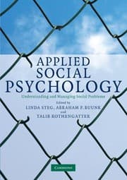 Tapa de Applied social psychology