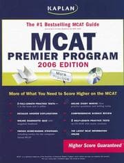 Tapa de MCAT 2006 Premier Program