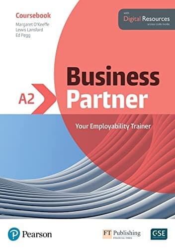 Tapa de Business Partner A2 Coursebook and Basic MyEnglishLab Pack