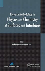 Tapa de Research methodology in physics and chemistry of surfaces and interfaces