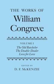 Tapa de The works of William Congreve