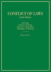 Tapa de Conflict of Laws