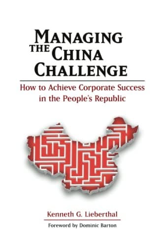 Tapa de Managing the China Challenge