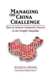 Tapa de Managing the China Challenge