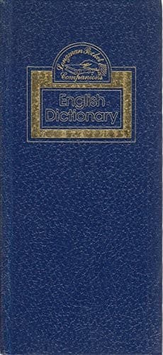 Tapa de English dictionary