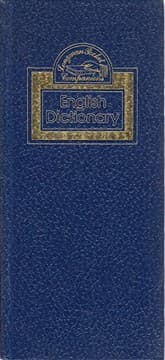 Tapa de English dictionary