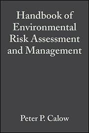 Tapa de Handbook of Environmental Risk Assessment and Management