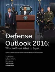 Tapa de Defense Outlook 2016