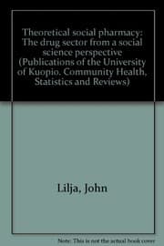 Tapa de Theoretical social pharmacy