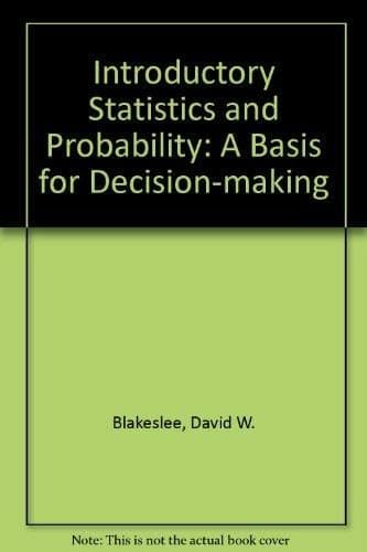 Tapa de Introductory statistics and probability