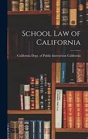 Tapa de School Law of California