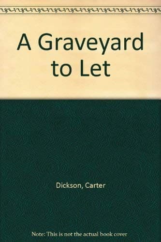 Tapa de A Graveyard to Let