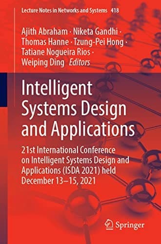 Tapa de Intelligent Systems Design and Applications