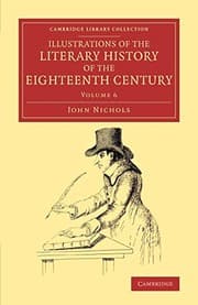 Tapa de Illustrations of the Literary History of the Eighteenth Century