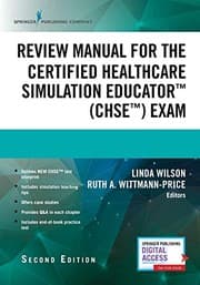 Tapa de Review Manual for the Certified Healthcare Simulation Educator Exam, Second Edition