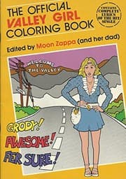 Tapa de Official Valley Girl Coloring Book