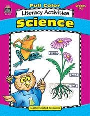 Tapa de Full-Color Science Literacy Activities