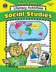 Tapa de Full-Color Social Studies Literacy Activities