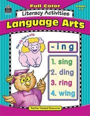 Tapa de Full-Color Language Arts Literacy Activities