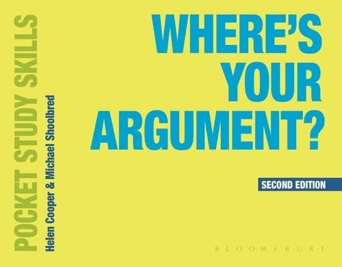 Tapa de Where's Your Argument?