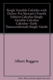 Tapa de Single Variable Calclabs with Derive