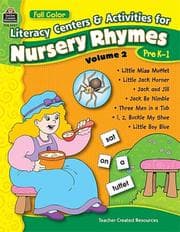 Tapa de Full-Color Literacy Centers & Activities for Nursery Rhymes Volume 2 (Full-Color Literacy Centers)