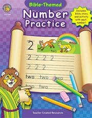 Tapa de Bible-Themed Number Practice