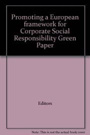 Tapa de Promoting a European framework for corporate social responsibility