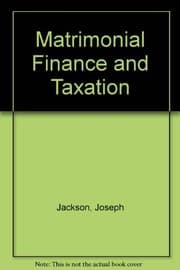 Tapa de Matrimonial finance and taxation