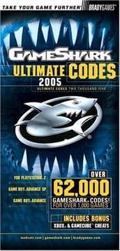 Tapa de GameShark(tm) Ultimate Codes 2005 (Bradygames Take Your Games Further)