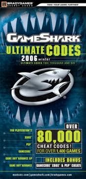 Tapa de GameShark? Ultimate Codes 2006