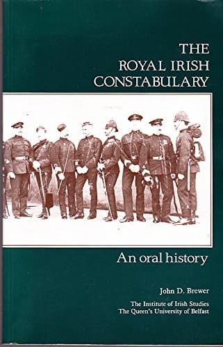 Tapa de Royal Irish Constabulary