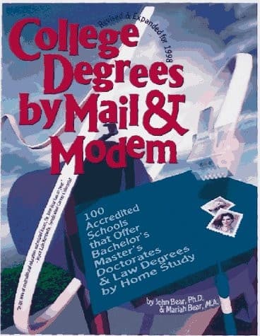 Tapa de College degrees by mail & modem