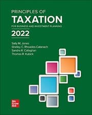 Tapa de Principles of Taxation for Business and Investment Planning 2022 Edition