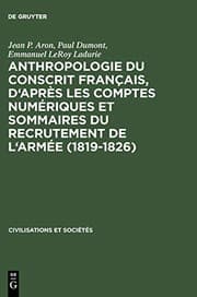 Tapa de Anthropologie du Conscrit Français, d'après les Comptes Numériques et Sommaires du Recrutement de L'armée