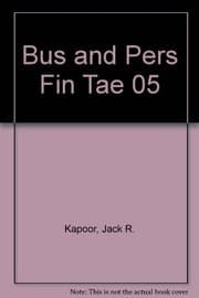 Tapa de Business and Personal Finance