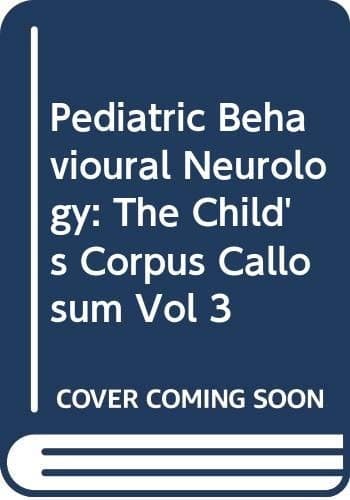 Tapa de Pediatric Behavioural Neurology