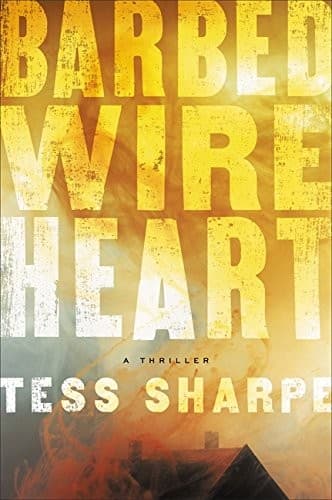 Tapa de Barbed wire heart