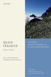 Tapa de Silius Italicus : Punica, Book 3