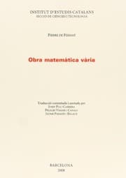 Tapa de Obra matematica varia