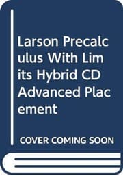 Tapa de Larson Precalculus With Limits Hybrid CD Advanced Placement