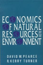 Tapa de Economics of natural resources and the environment