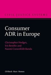Tapa de Consumer ADR in Europe