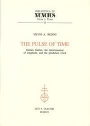 Tapa de The pulse of time