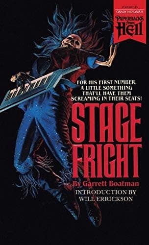 Tapa de Stage Fright (Paperbacks from Hell)