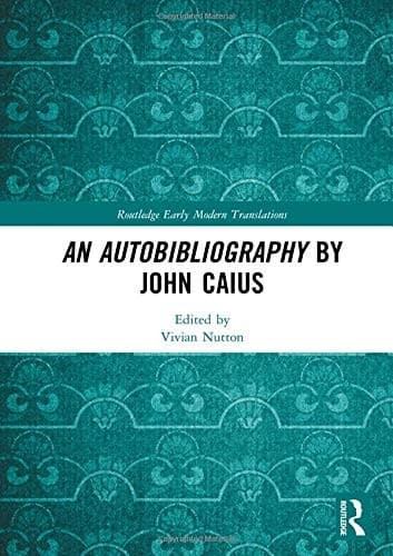 Tapa de Auto-Bibliography by John Caius