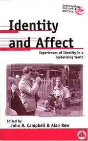 Tapa de Identity and affect