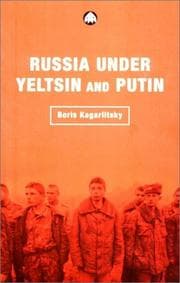 Tapa de Russia Under Yeltsin and Putin
