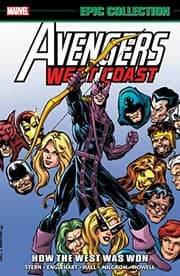 Tapa de Avengers West Coast Epic Collection